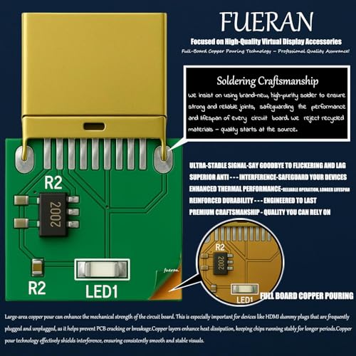 Image of 1 Pack HDMI Dummy Plug 2K@60 /120Hz,Virtual Monitor Emulator