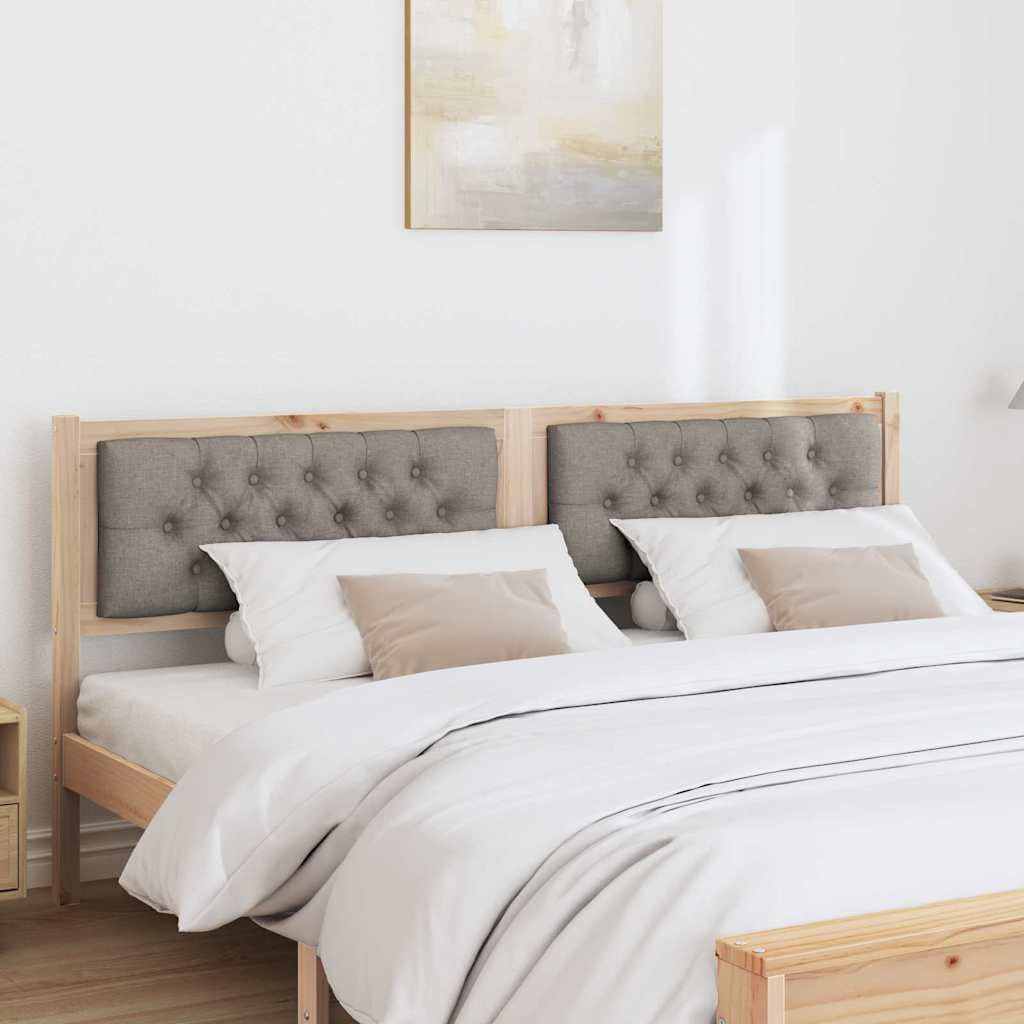Testiera per Letto 160 cm in Legno Massello di Pino