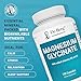 Dr. Berg Magnesium Glycinate 400 mg – Chelated Magnesium Supplement with Vitamin D and B6 for Stress Support, Relaxation, and Good Sleep – 150 Vegetable Capsules High Absorption for Overall Wellness
