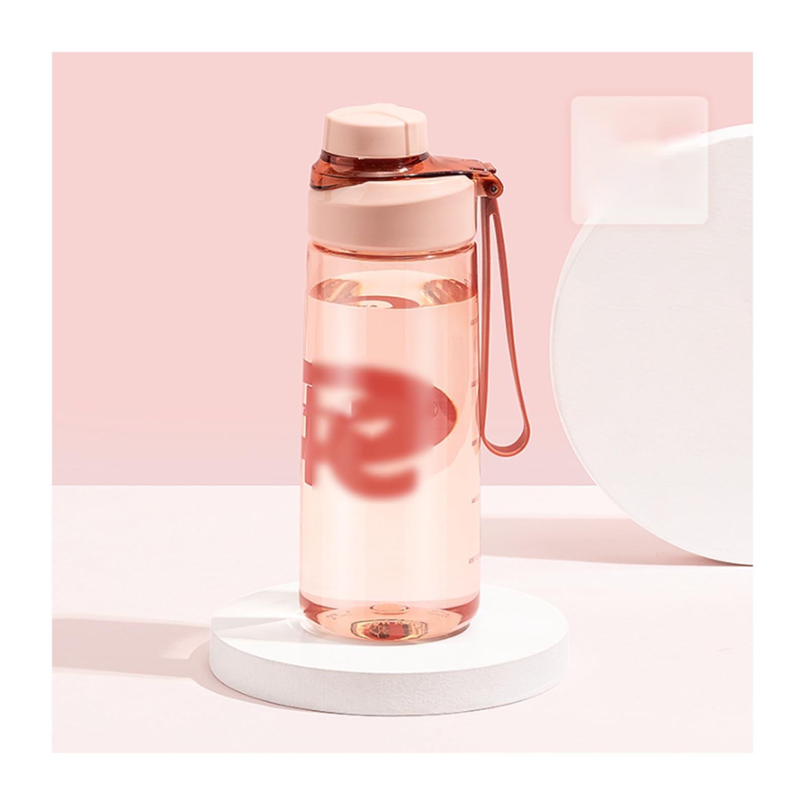 MRKU Bouteille d'eau de Sport avec Couvercle verrouillable et Couvercle Anti-Fuite innovant 2 en 1, Shaker Portable pour Boissons protéinées d'entraînement