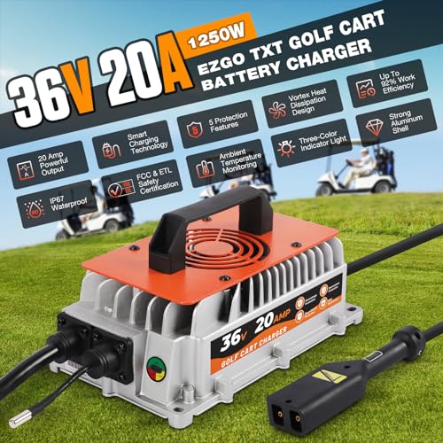 Yuanri 20 Amp 36 Volt Ezgo Txt Golf Carts Battery Charger thumb #1