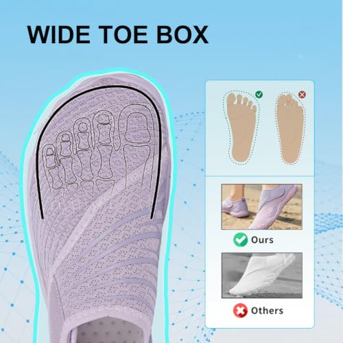 Image of Voyabarefoot Shoes for Women Men 2026 Upgrade Wide Toe Box Barefoot Hiking Sandals,Non-Slip Adjustable Water Shoes for Beach Walking Travel, Comfortable Slip On Walking Shoes