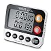 Produktbild CEEBON Digital-Timer bis 100 Stunden, 2-in-1-Funktion mit Timer und Stoppuhr, großes LCD-Display, lauter Alarm und Magnethalterung