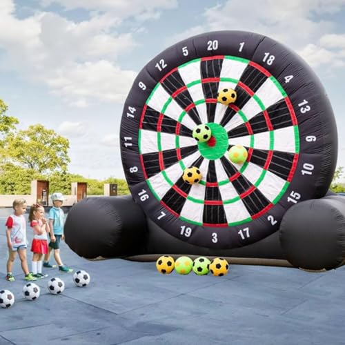 Giant Inflatable Football Target Game Portable Soccer Training Aid for Fun Outdoor and Indoor Sports Summer Garden Activity
