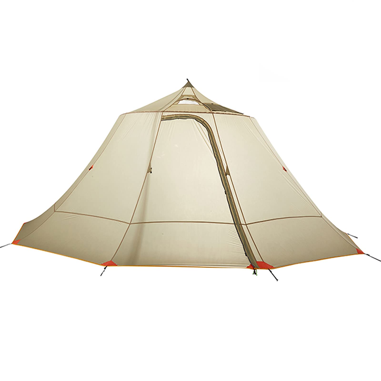 Amazon | アウトドア キャンバス ベル テント グランピング 4-8人用 4