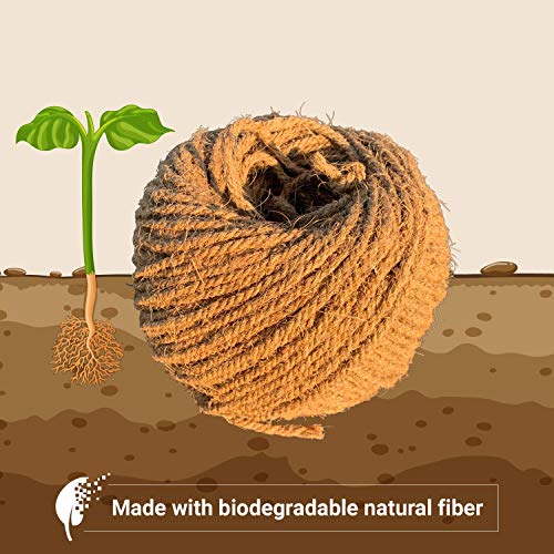 Cuerda de sisal 1/4 pulg x 500 pies para rascador miniatura 3