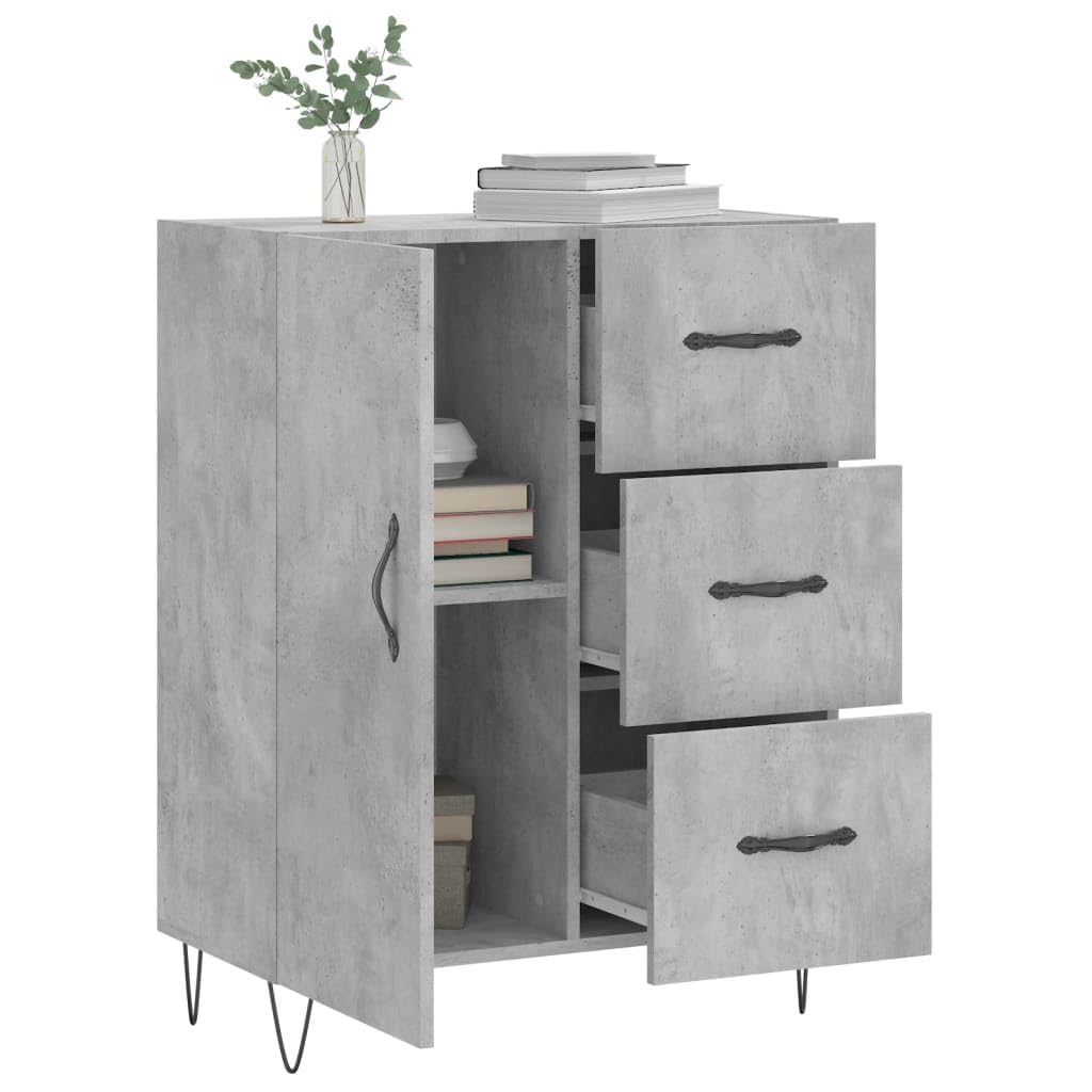 VidaXL Buffet, Armoire Avec 2 Compartiments Et 3 Tiroirs, Meuble De