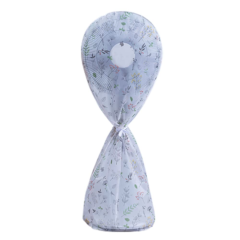 TBOP Home Electric Fan Dust Cover Household Fan Protection Cover (Small Flower and Leaves Pattern_60*140cm) (Color/Design May Slightly Vary)