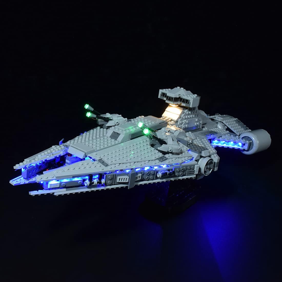 WWEI Juego de iluminación LED para 75315 Star Wars Imperial Lichter, con batería, compatible con LEGO 75315, sin LEGO