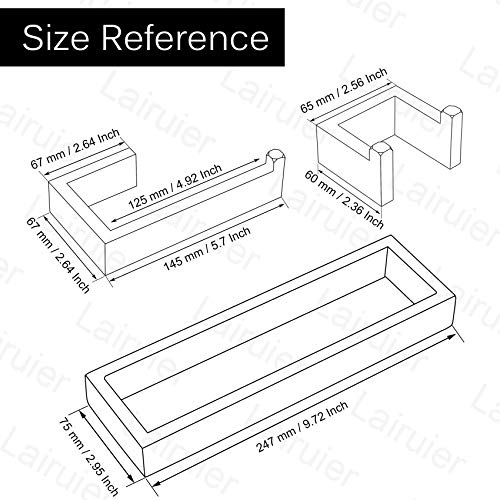 Encuentra reviews de Accesorios para baño negro los mejores 10. 12 Imagen adicional