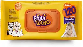 PIQUITUCHO Toalhinhas Umed Premium 1 Unidade Com 120 Lenços Umedecidos