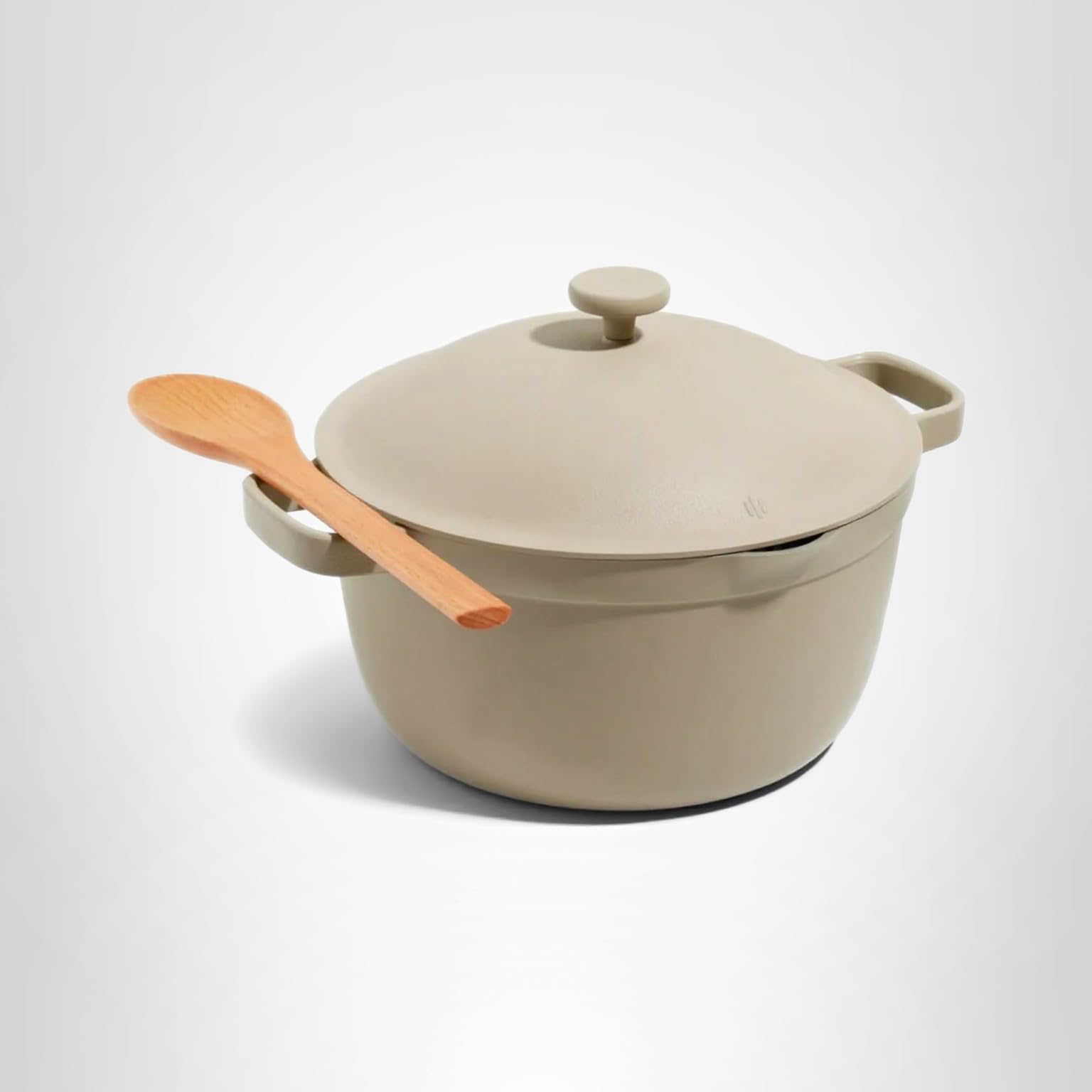 Our Place Perfect Pot | 5.5 Qt Ceramic Pot with Lid & Spatula | Patented 8-in-1, PFAS-Free Nonstick, Non-Toxic Cookware | Induction & Oven-Safe up to 450°F | Blue Salt: 5.5 Quarts Steam