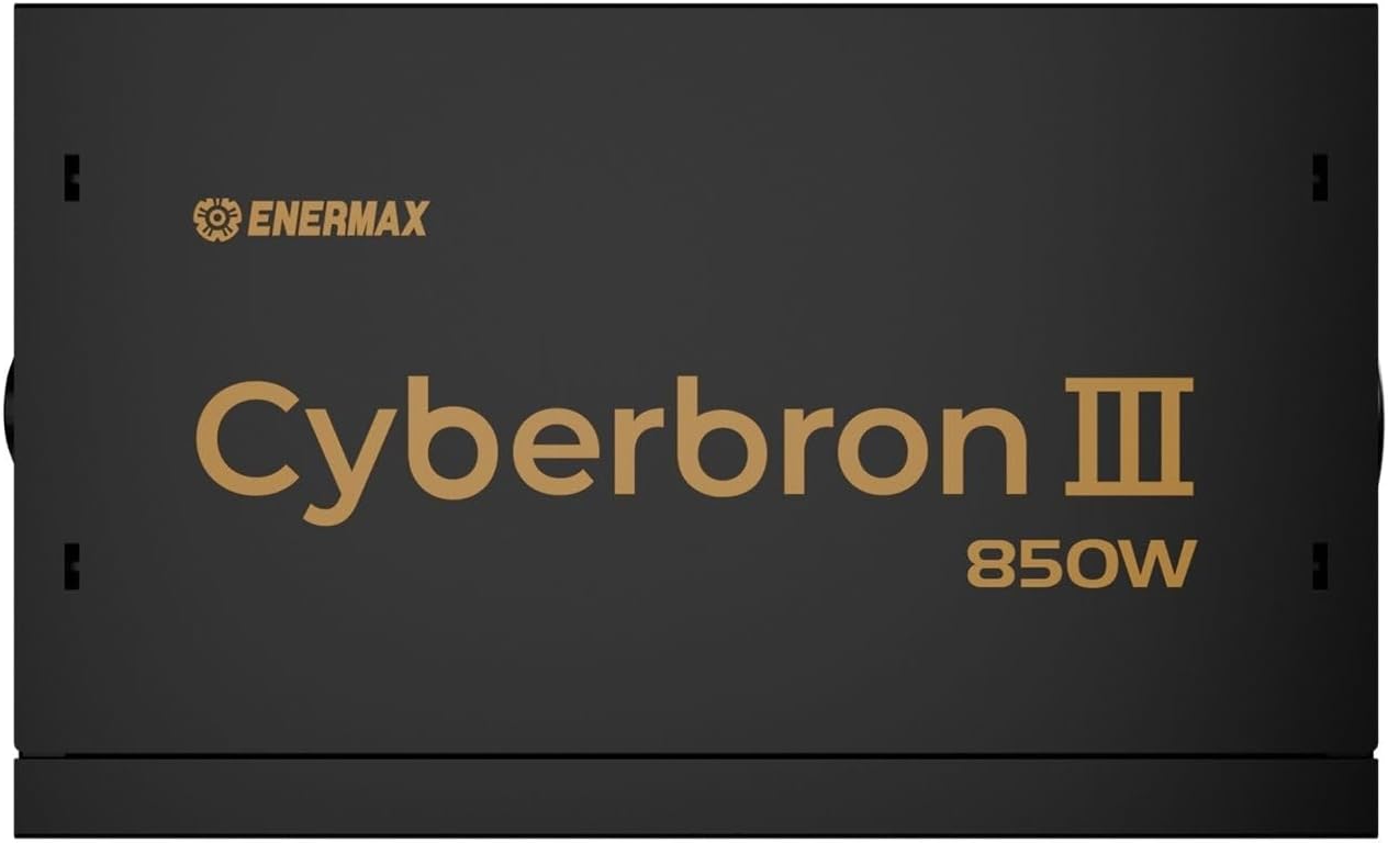 ENERMAX CYBER SOURCE III 850 Watt | Non-Modular ATX 3.1 Power Supply | PCIe 5.1|80 Plus Bronze | Low Noise 120mm FDB Fan | DC to DC with Jap. Capacitors|EMB850EWT-NAC