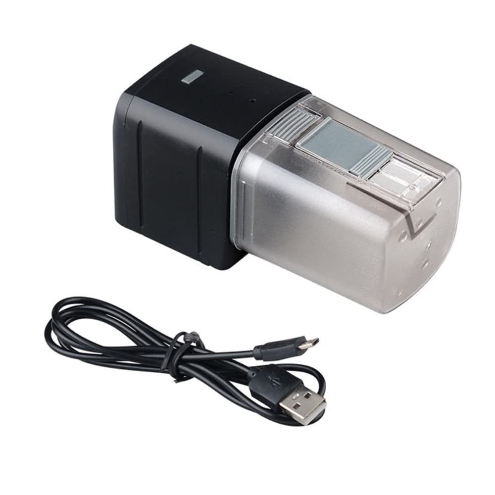 Control remoto por aplicación Wifi, alimentador automático de peces de acuario, ajuste de tiempo, temporizador, dispensador de alimentos ajustable