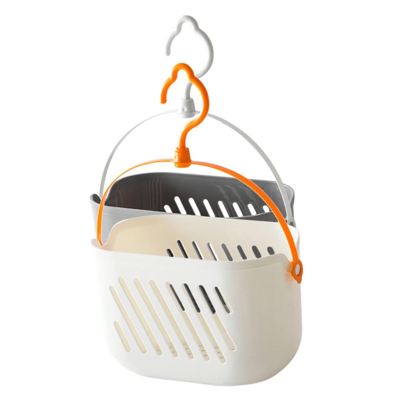 Cesta colgante para ahorrar espacio en cocina y baño, pack de 2 unidades PRETYZOOM