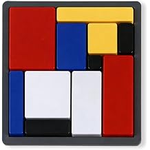 Logic Brain Teaser Puzzle with 88 Challenges, 4 Difficulty Levels and Solution Guide, Compact Portable Logic Puzzle Game for Adults Travel Home and Office Breaks