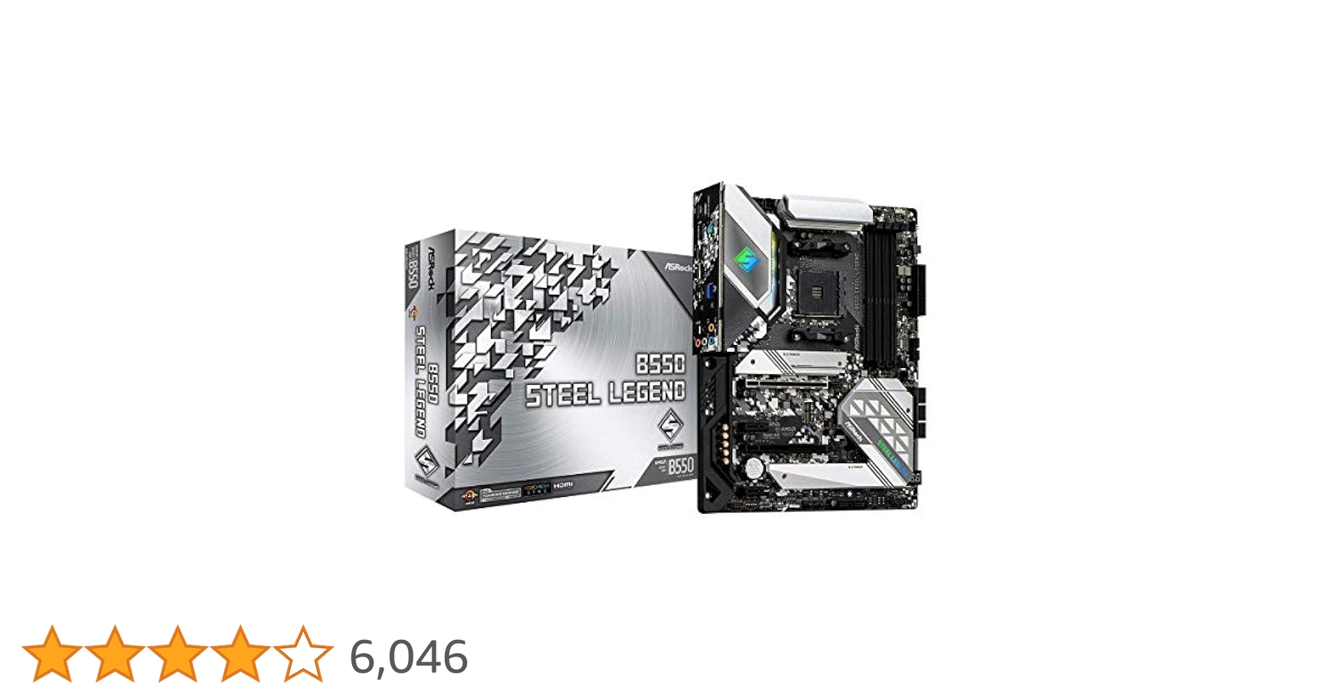 ASRock Steel Legend B550M AK400WH セット　美品 ASRock マザーボード ASRock B550M Steel Legend【AMD B550