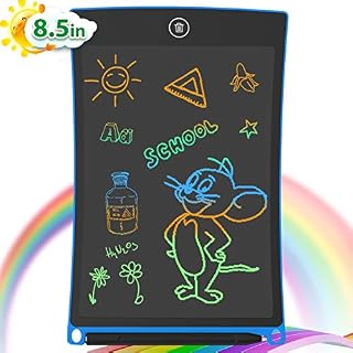 GUYUCOM 8.5-Inch LCD Writing Tablet Colorful Screen Doodle Board Electronic Digital Drawing Pad