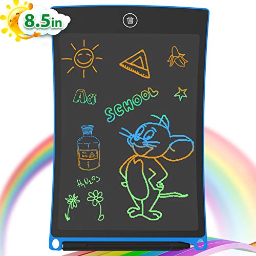 GUYUCOM 8.5-Inch LCD Writing Tablet Colorful Screen Doodle Board Electronic Digital Drawing Pad