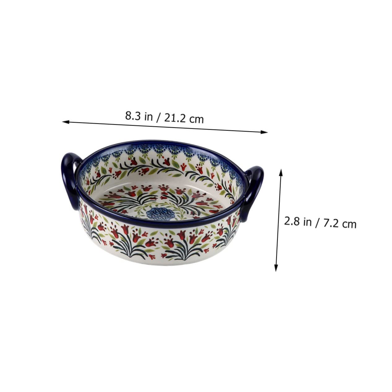 Hemobllo Ceramiczna Miska Do Pieczenia Miski Do Serwowania Naczynie Do Zapiekania Ryżu Miski Pokrywkami Ceramiczne Naczynia Pieczenia Naczynia Gotowania Na