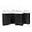 SHIPKEY 6 Pcs Luxury Black Bags with Tissue Paper, Medium Gift Bags for Men, Groomsmen Proposal Bag 8x4x11 Inch Kraft Paper Bag with Handles Bulk | Shopping Wrappings for Men, Groomsman (20x10x28cm)