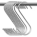 Confezione da 30 ganci a S in metallo resistente, a forma di S, per utensili da cucina, ufficio, bagno, armadio, officina, garage, ufficio, casa, casa, set essenziale
