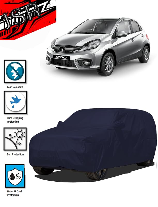 Image of J S R Waterproof Body CAR Cover for Honda Amaze with Side Mirror Pocket