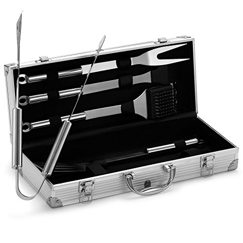 Vonhaus 5 Piece Bbq Utensil Set Stainless Steel Set In