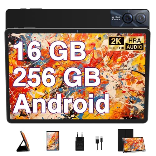 GOODTEL Tablet 11 Pulgadas Pantalla 2K 2000 * 1200 Android 13 16GB RAM + 256GB ROM Batería 8600mAh,...