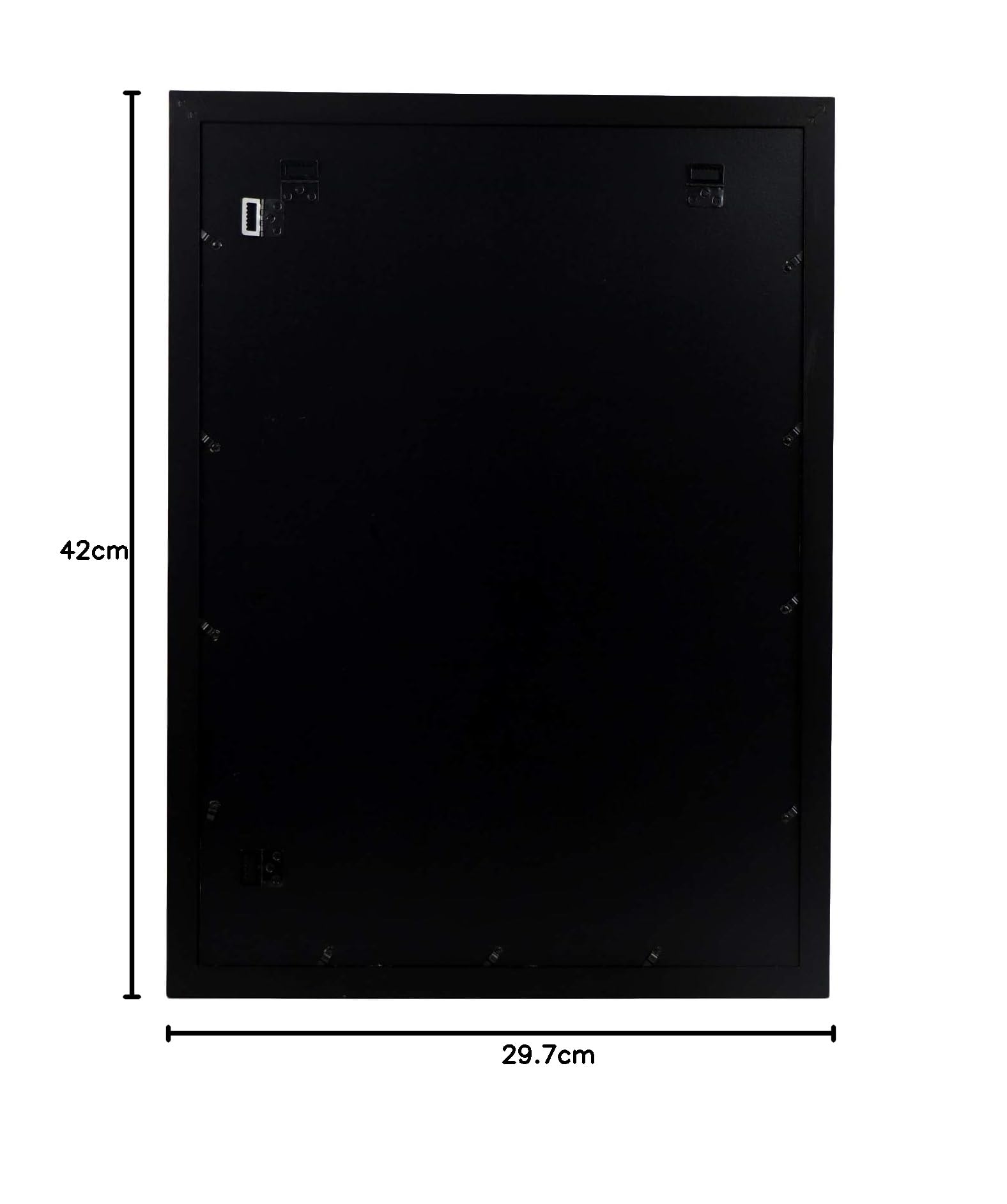Nacnic - Zestaw 6 Ramek - Czarne drewno MDF i pleksi - 2 ramki A3 i 4 A4 - Zdjęcie, plakat, dekoracja ścienna do pomieszczeń domowych, sklepów i biur