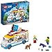 LEGO 60253 City Camión de los Helados con Furgoneta, 2 Mini Figuras y Figura de Perro, Juguete de Construcción para Niños +5 años