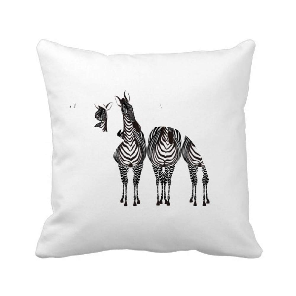 Pinto ananas animal coussin carré avec fermeture éclair invisible et lavable