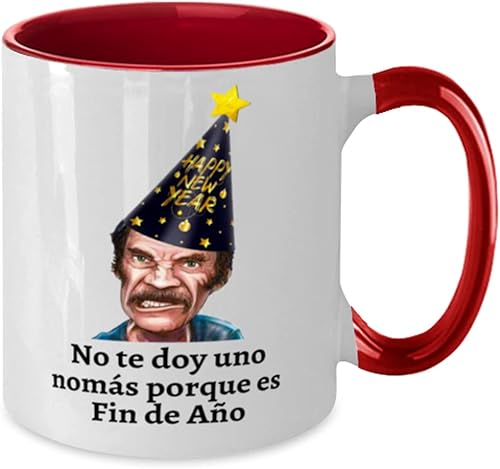 Miniatura 2 de Regalo para new year taza de cafe 2 colores roja y blanco no te doy una nomas