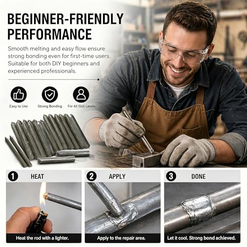 6PCS Universal Flux-Core Aluminum Welding Rods