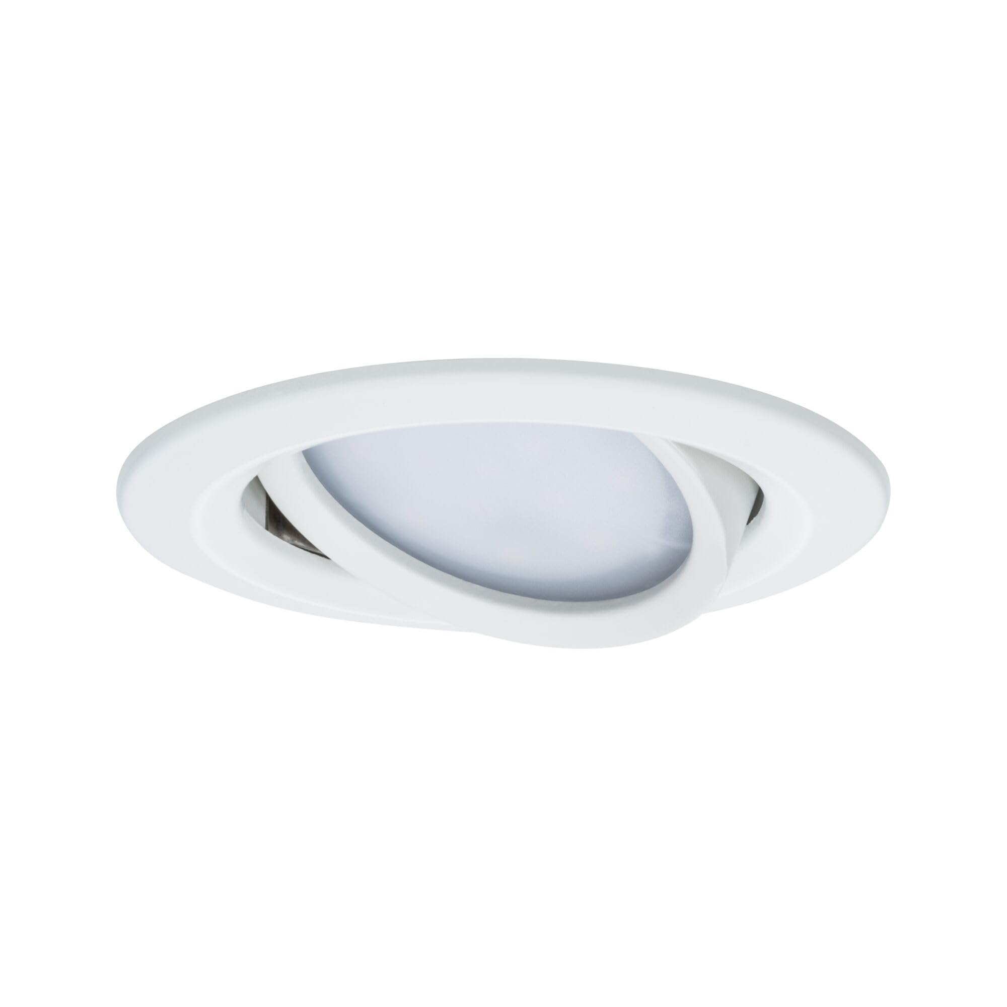 Paulmann 92440 Spot encastré LED Nova Coin rond 84 mm 50° Tunable White 3x6W 3x500lm 230V Blanc dépoli Alu moulé sous pression