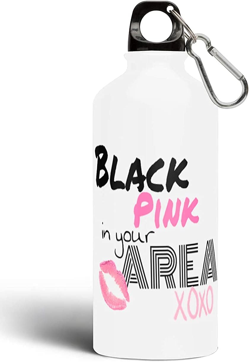 CRAFT MANIACS ALUMINIUM BLACKPINK IN YOUR AREA ART FONT 600 ML SIPPER | MADE WITH LOVE FOR BLACKPINK ARMY & KPOP FANS