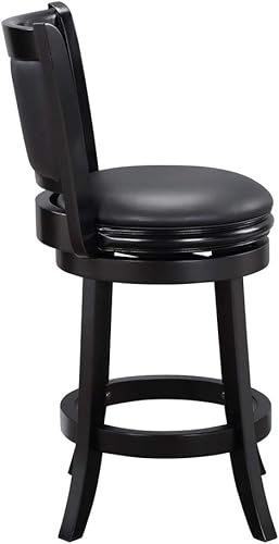 Miniatura 99 de Boraam Augusta - Silla alta giratoria de altura Negro -,Negro/Cappuccino,Negro/Cerezo,Marrón/Capuchino,Capuccino,Cereza,Cepillo de alambre