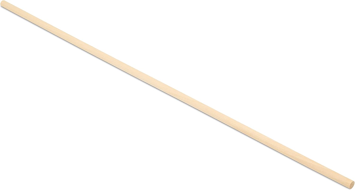 Dowel Rods Wood Sticks Wooden Dowel Rods 3/8 x 24 Inch Unfinished Hardwood Sticks for Crafts and DIYers 25 Pieces by Woodpeckers