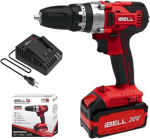 IBELL One Power Series Cordless Impact Drill CD2030 20 volts 30Nm