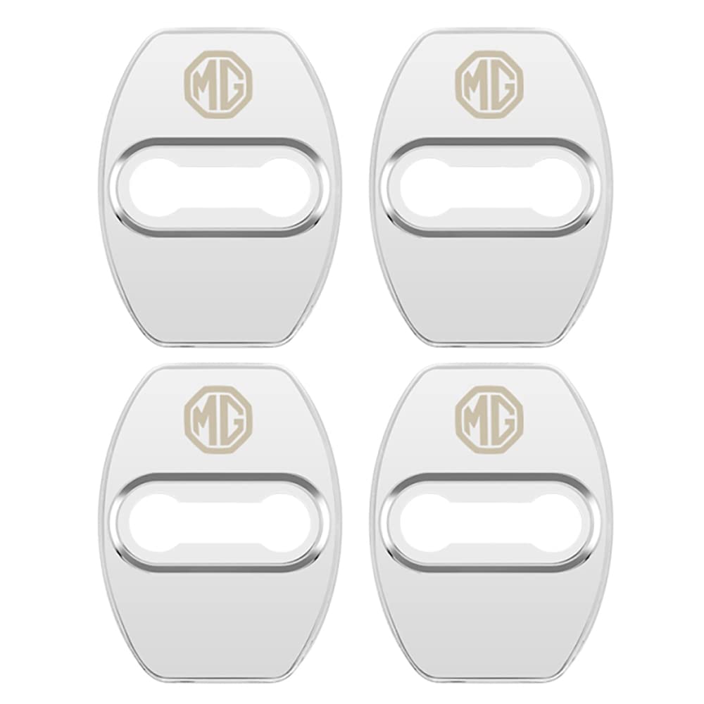 XLUCBS Copritura Serratura Portiera Per MG ZS, GS, HS, EZS, MG5, MG6, MG7 - 4 Pezzi In Acciaio Inossidabile - Foto 2