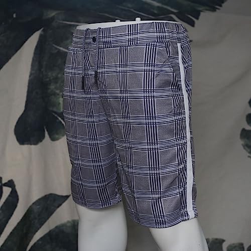 Amazon | [lsjdln] ハーフパンツ メンズ チェック ハーフパンツ