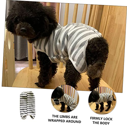 Combinaison récupération chien : vêtement stérilisation à conception dénudée - 3