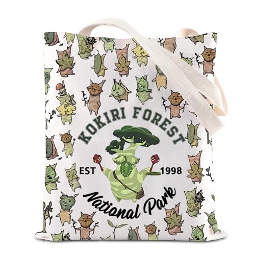 FOTAP The Legend Of Dad Inspire Sac fourre-tout Zelda Korok Sac à bandoulière Zelda Sac à bandoulière Korok Cadeau pour gamer, K Okiri T UK, INCHES