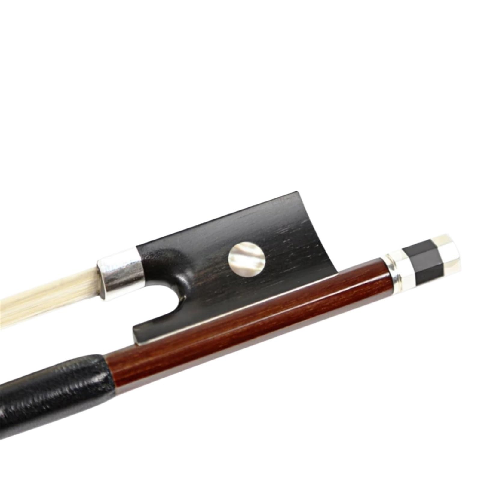 Professioneller Geigenbogen Violinbogen Ausgewählt Brasilianisches Holz Pferdeschwanzhaar Silberdraht Professionelle Leistung Erwachsene 4/4
