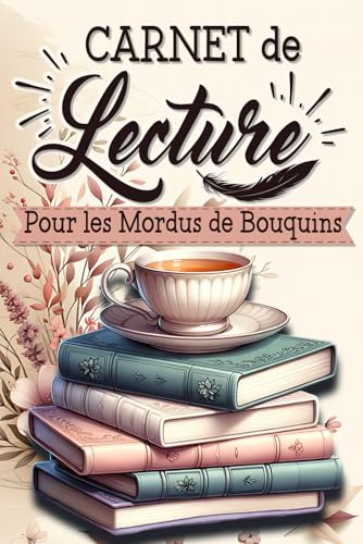livre Carnet de Lecture pour les Mordus de Bouquins: 100 fiches à remplir, whishlist, calendrier, défis et challenges livresques