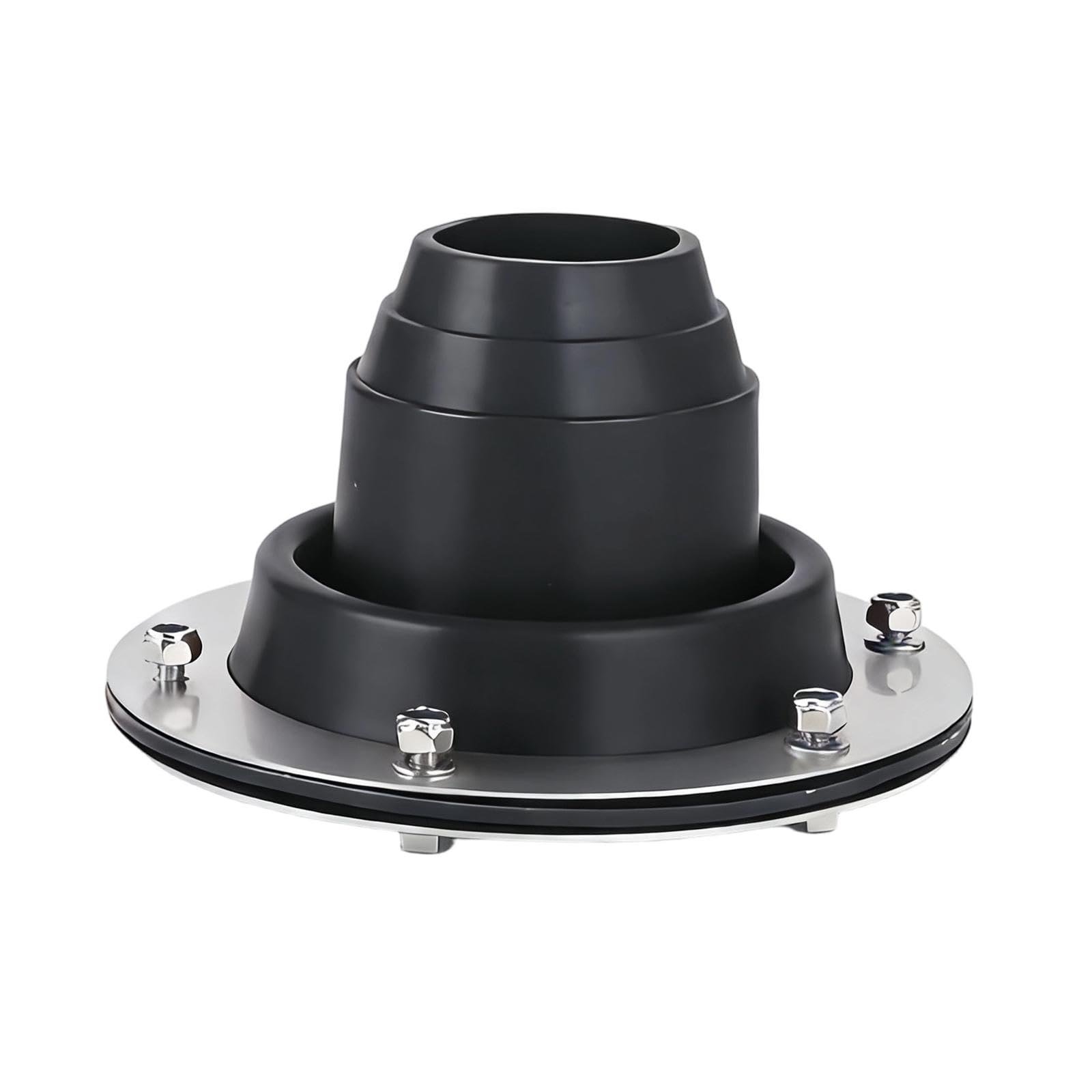 F Fityle Silicone Tent Stove Vent Fire Resistant Round Hole Base for Outdoor Camping (Style B Grey) โ image 1