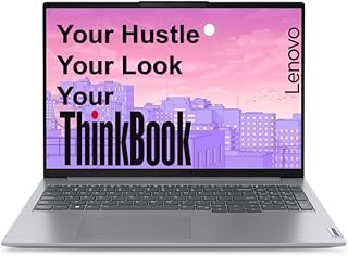 Lenovo ThinkBook 16 Ryzen 5 16" WUXGA IPS Antiglare 300 Nits Thin and Light Laptop (8GB RAM/512GB SSD/DOS/Fingerprint/Arct...