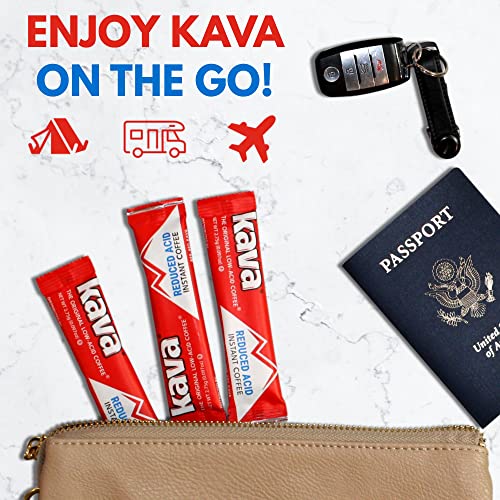 Kava Instant Low Acid Coffee Sticks