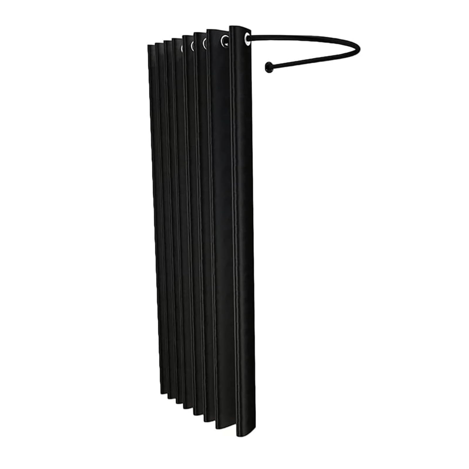 Vestiaire portable en métal hauteur 200 cm pour essayage facile