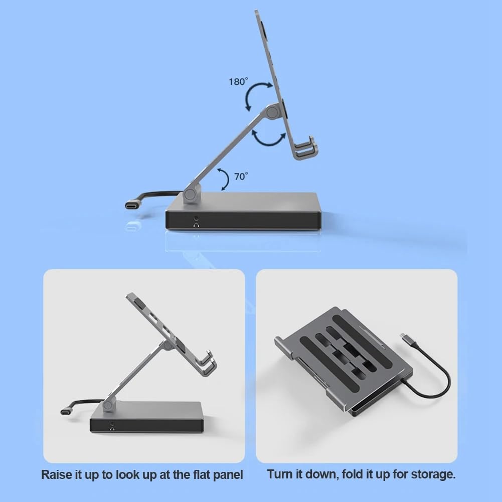 Stacja dokująca Laptopa Aluminiowa konstrukcja USB3.0 4K